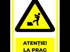 Semn atentie la prag